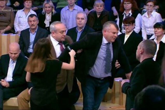 Вадима Трюхана вытолкали из студии Первого канала