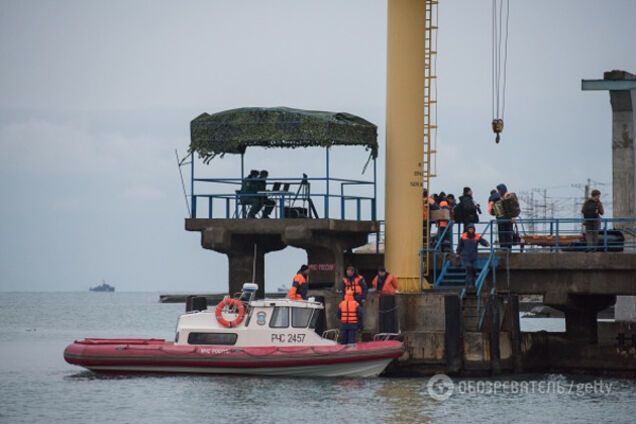 Место крушения Ту-154