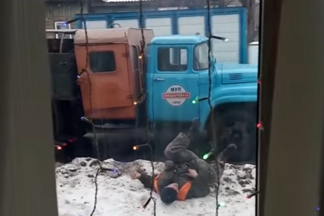 Пьяный дорожник