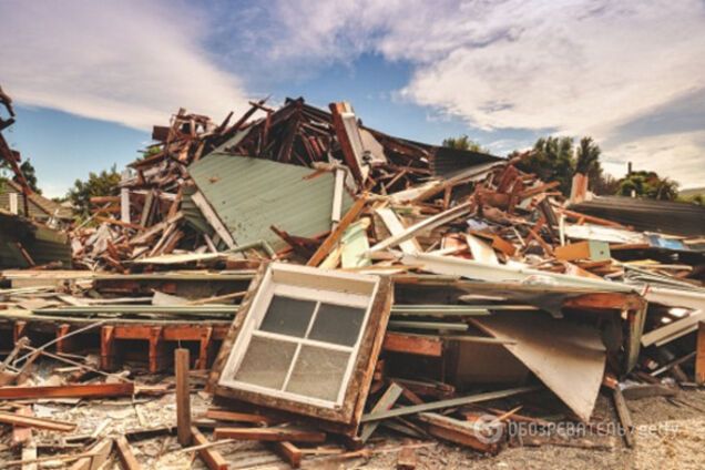 землетрясение дом разрушения