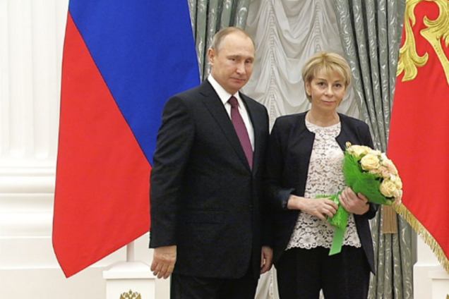 Владимир Путин и Елизавета Глинка
