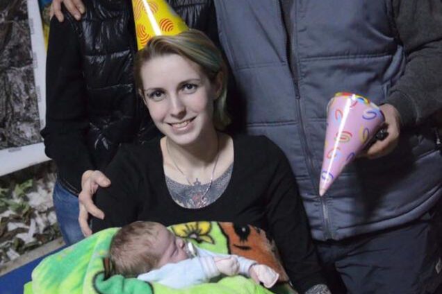 Яна Зинкевич с дочерью