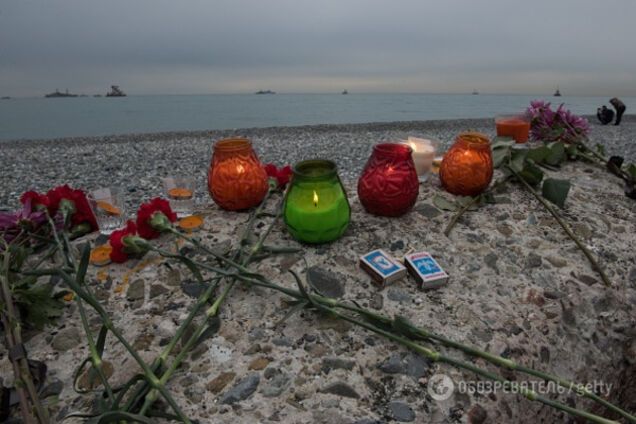 Место крушения Ту-154