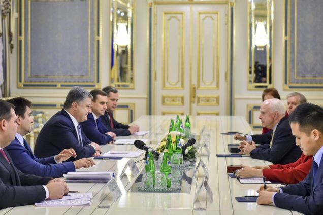 Встреча Порошенко с сенаторами США