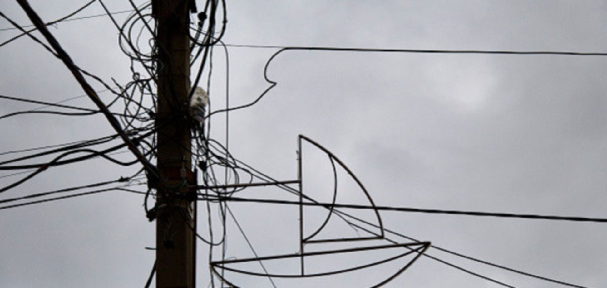 Отключение электричества в Крыму