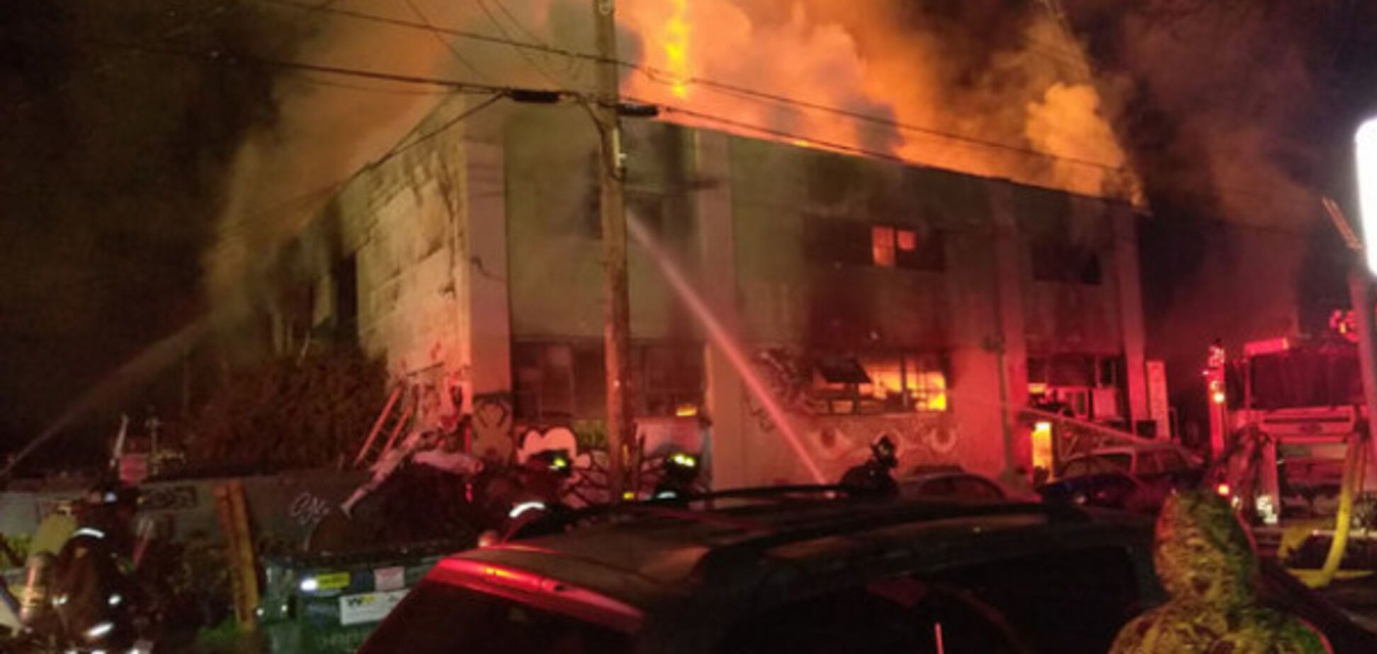 Пожар в США