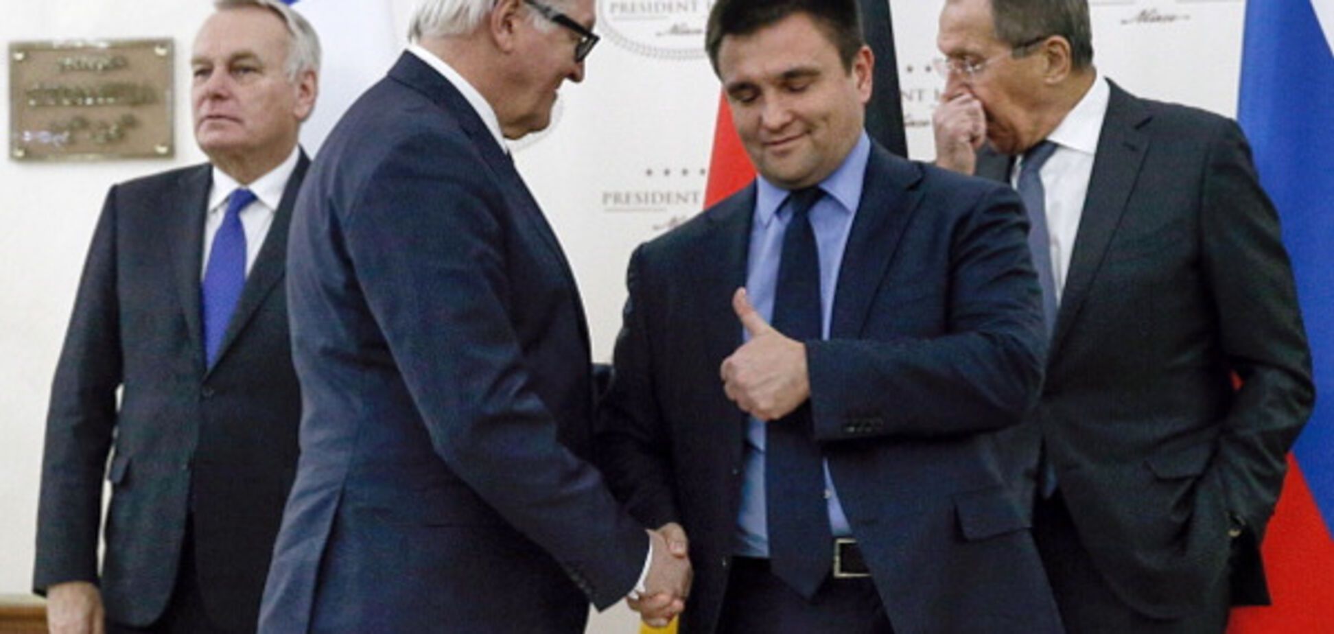 Участники переговоров в Минске