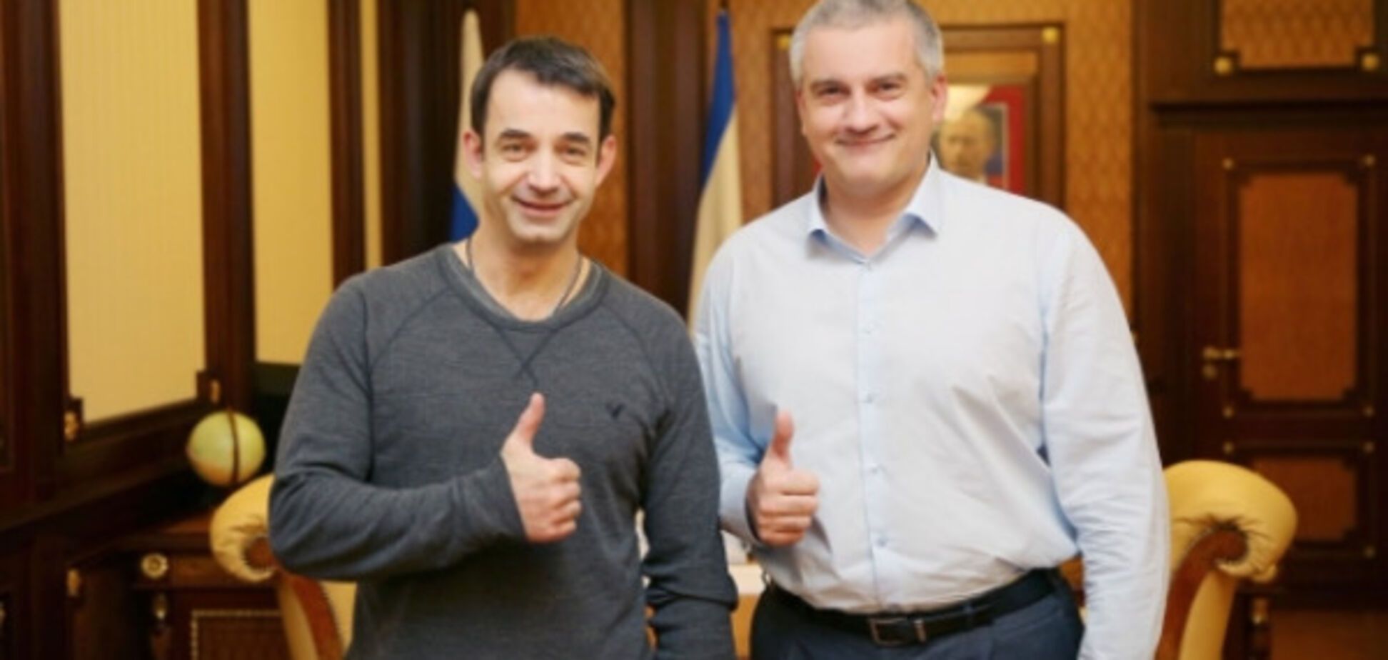 Дмитрий Певцов и Сергей Аксенов