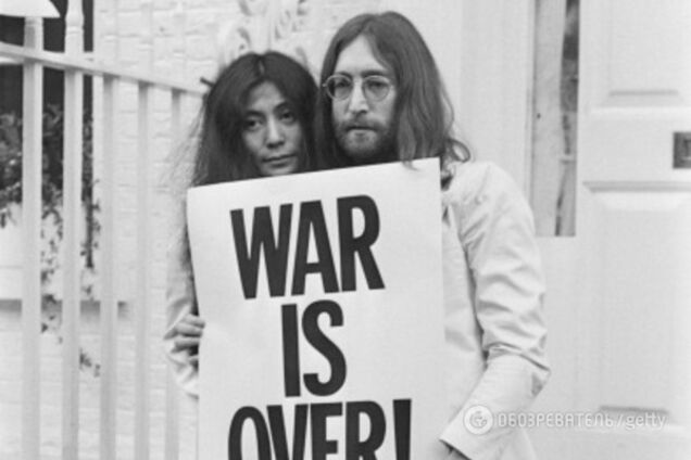 Йоко Оно и Джон Леннон