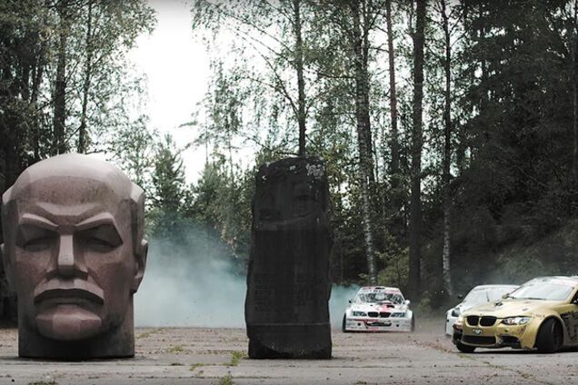 дрифт по советской ракетной базе в Латвии