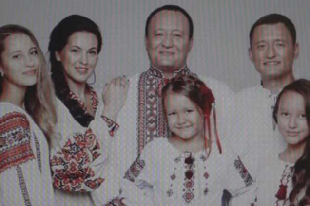 Константин Брыль с семьей