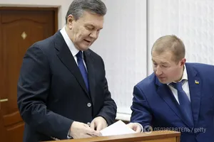 Янукович и адвокат