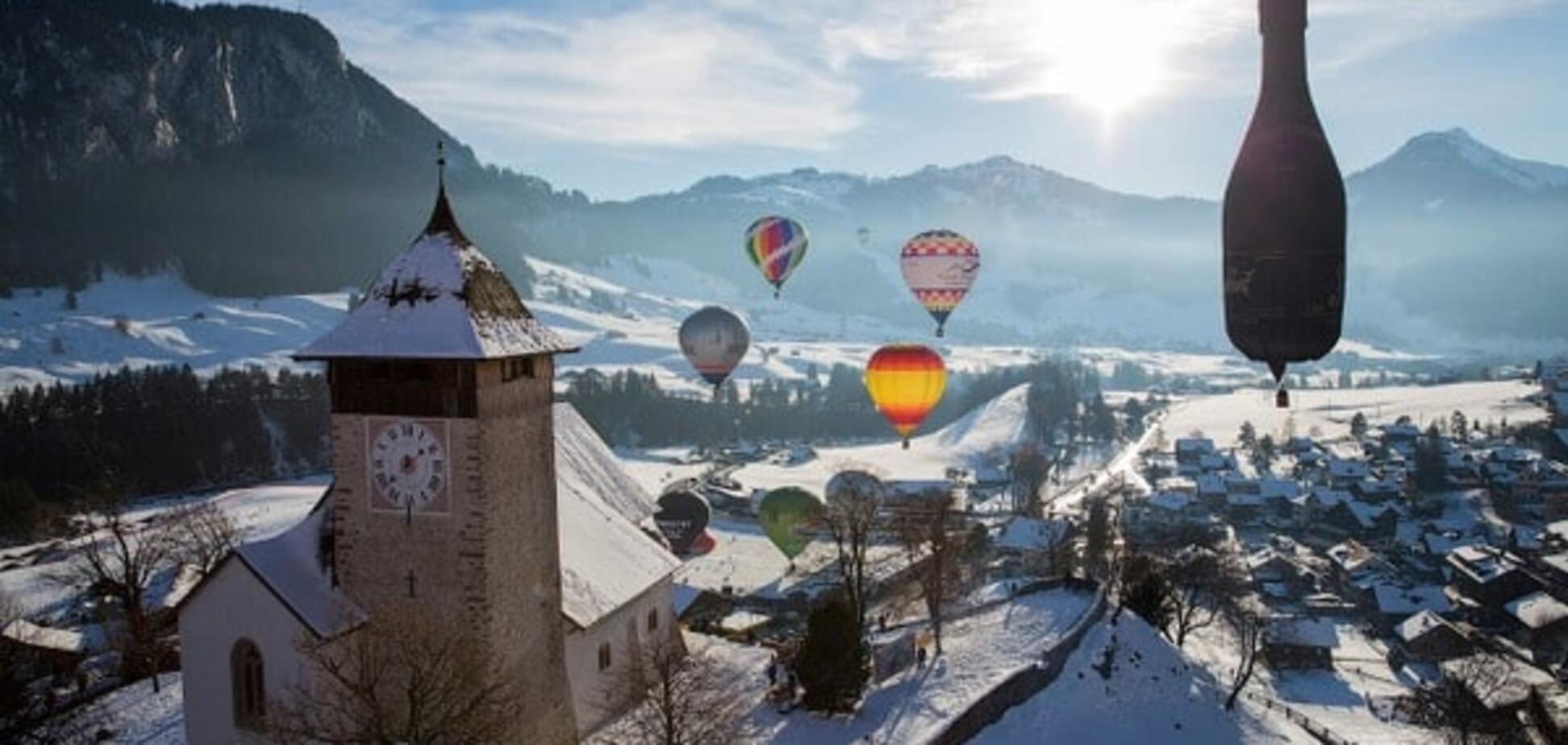 Фестиваль воздушных шаров в Швейцарии: красочные фото