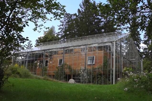 Средство от холода: пара из Швеции построила гигантскую теплицу вокруг дома