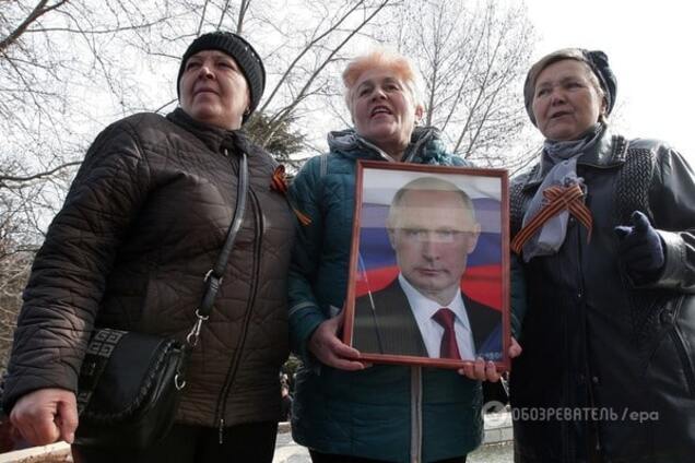 Число симпатиков Путина в Украине уменьшилось в пять раз – опрос