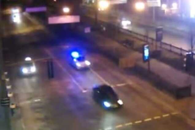 В сети появилось видео кровавой погони за BMW в Киеве