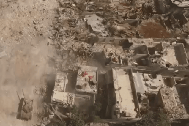 С высоты птичьего полета: в сети появилось видео с руинами сирийской столицы
