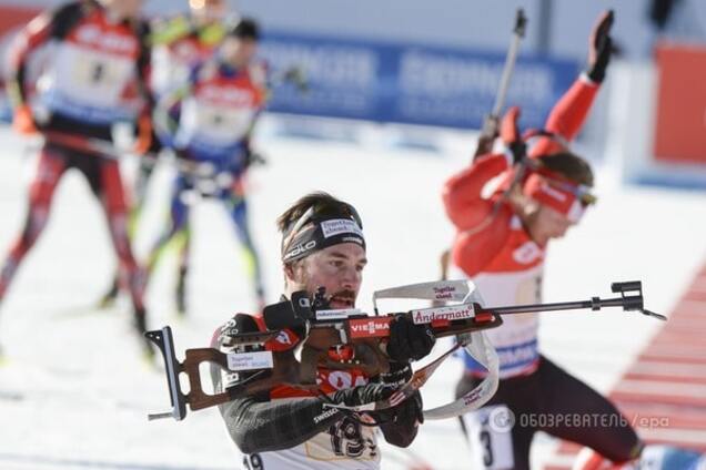 Украинцы серьезно уступили лидерам на Кубке мира по биатлону