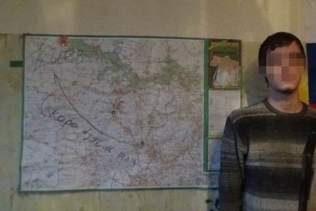 СБУ задержала поклонника 'русского мира', собиравшегося 'на Киев'