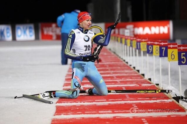 Олена Підгрушна зробила прорив у гонці переслідування на Кубку світу з біатлону