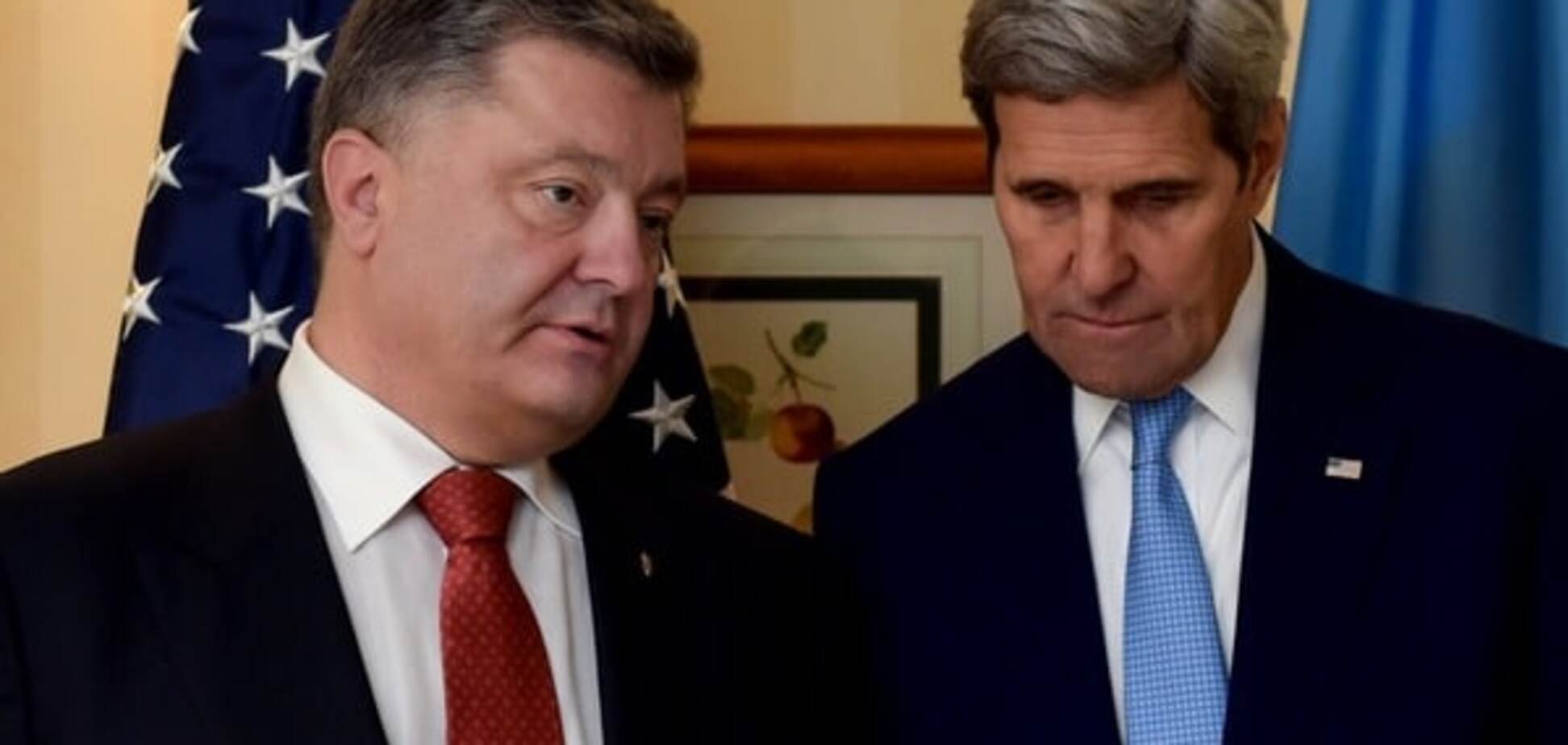 Порошенко встретился с Керри в Мюнхене: обсудили Донбасс и деоккупацию Крыма