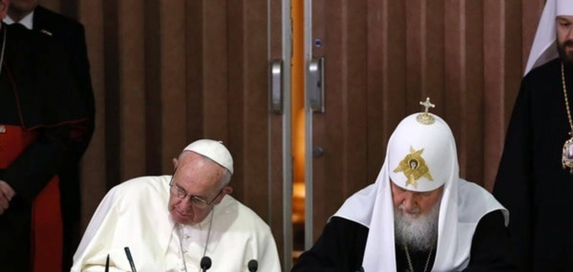 УПЦ КП – о декларации Франциска и Кирилла: не решайте про нас без нас