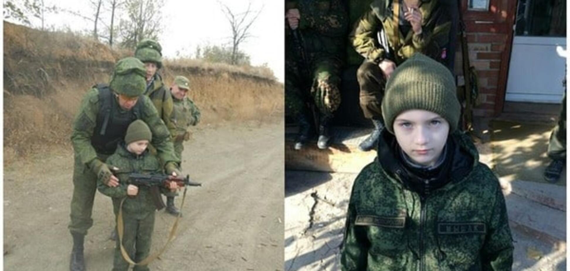 'Сафари': москвичи привезли на Донбасс ребенка 'пострелять'. Опубликованы фото