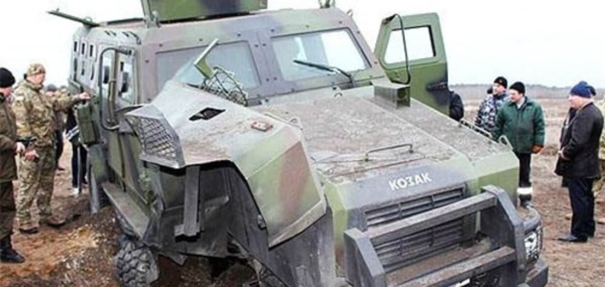 Украинский броневик испытали подрывом на мине: опубликованы фото