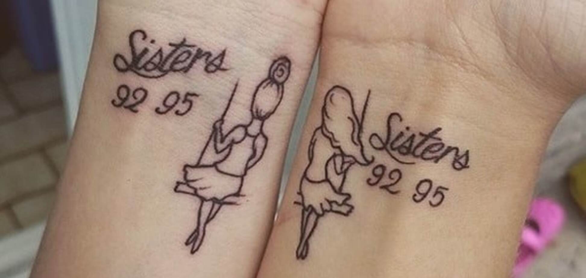Топ-25 татуировок, показывающих крепкую связь между сестрами