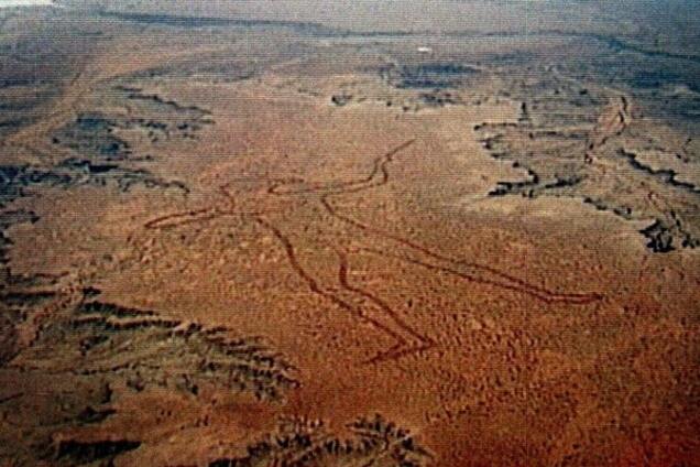 Человек Марри из Австралии: опубликованы фото загадочного геоглифа