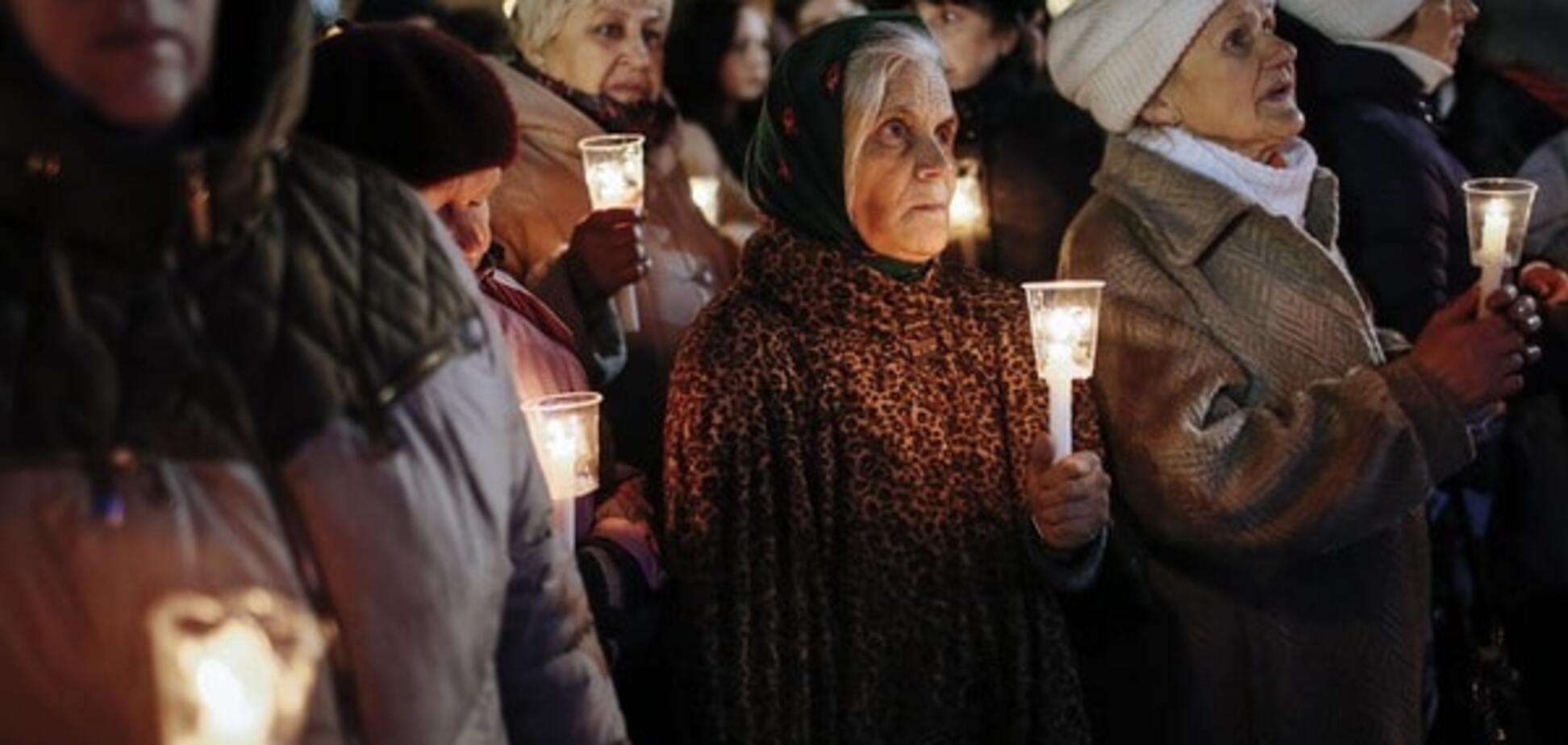 В Киеве запустили 'лучи достоинства'