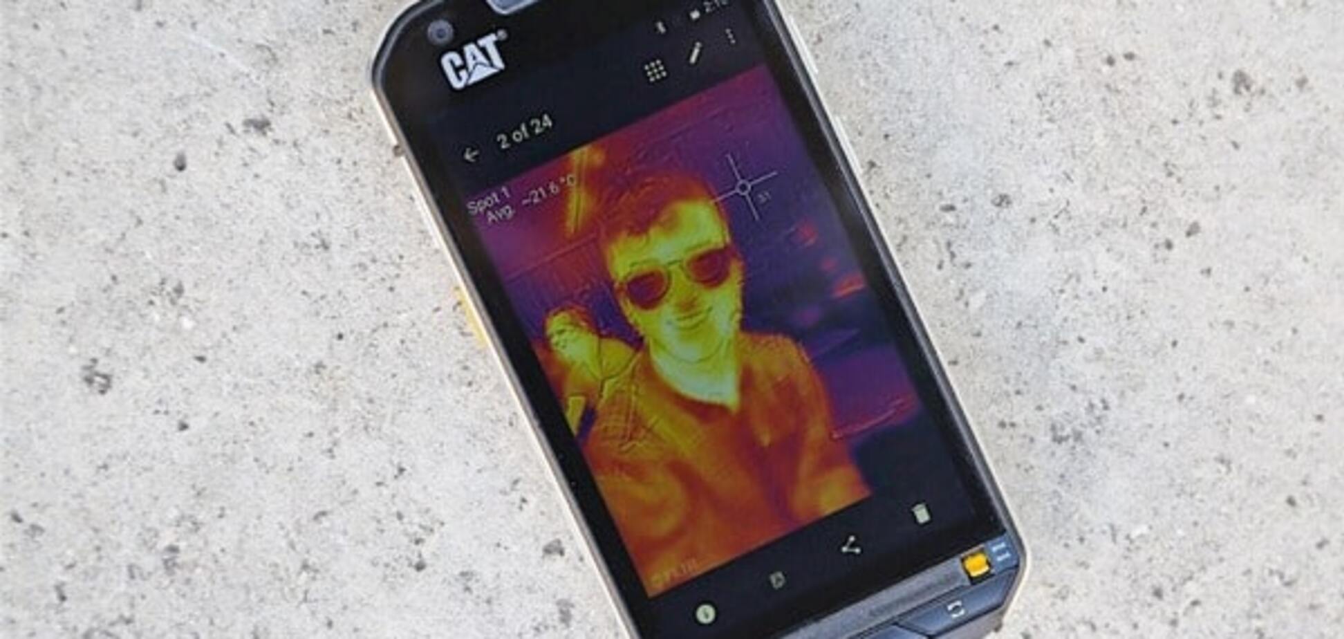 Выпущен первый в мире смартфон CAT S60 с тепловизором: опубликованы фото
