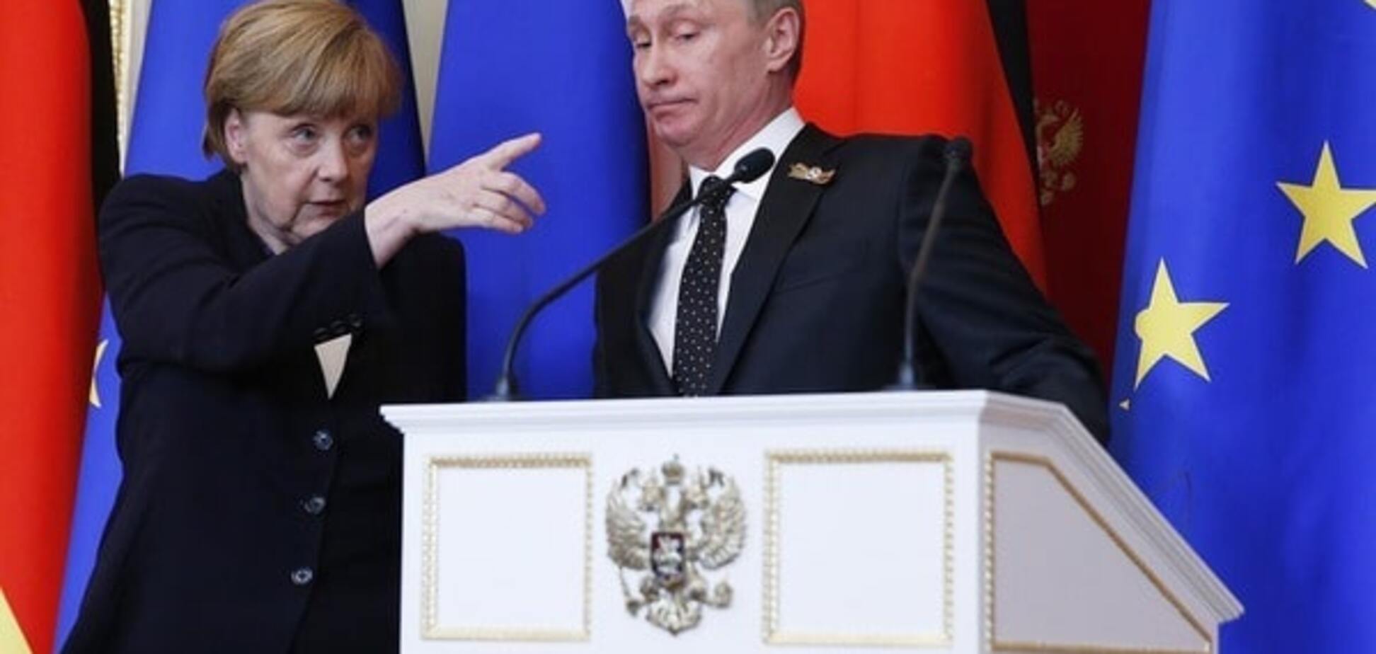 Меркель закликала Путіна вплинути на терористів на Донбасі