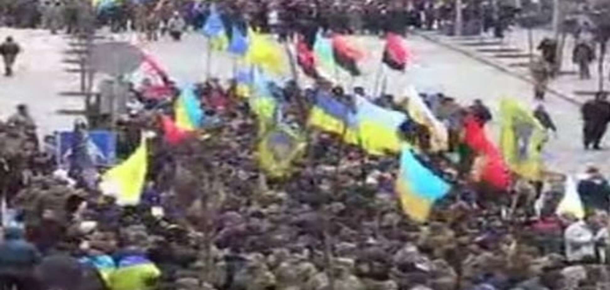 Віче в Києві: воїни АТО озвучили вимоги до влади. Опубліковано відео