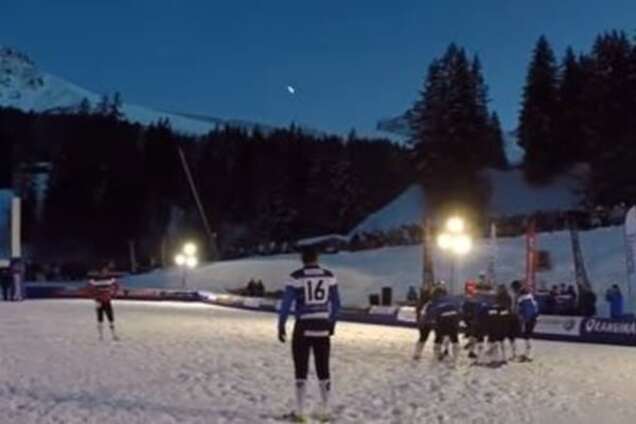 На горнолыжном курорте Франции прошел каменный дождь. Видеофакт