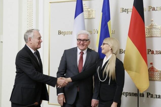 Нужна перезагрузка: Тимошенко рассказала Эро и Штайнмайеру о кризисе в Украине