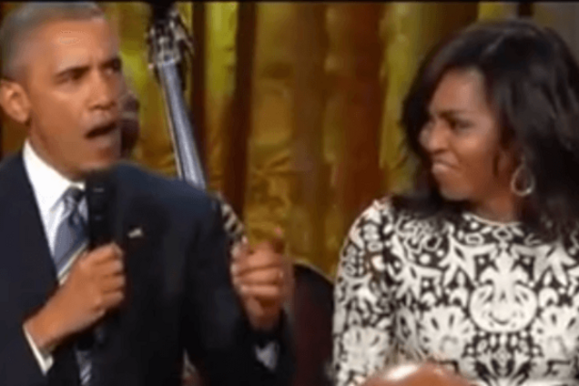 Не стримався: Обама заспівав із сім'єю на концерті в Білому домі
