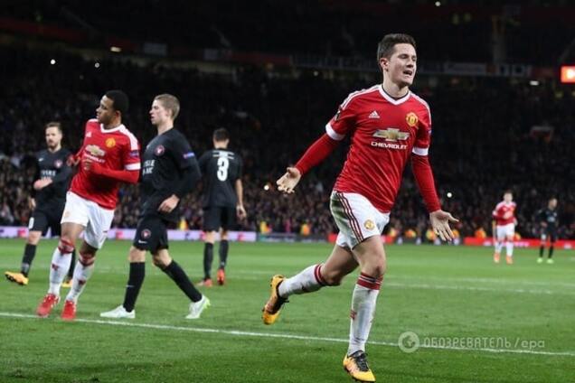 Манчестер Юнайтед – Митьюлланд - 5-1: видео-обзор матча