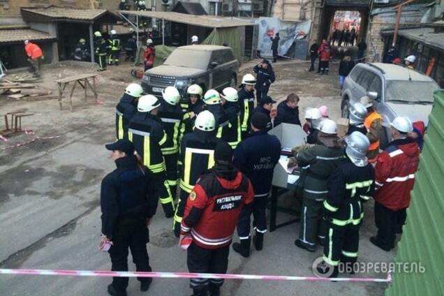 Обвал здания в центре Киева: подробности ЧП, фото и видео
