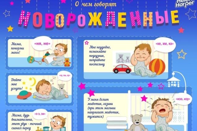 Мама, пойми меня: о чём говорят новорожденные