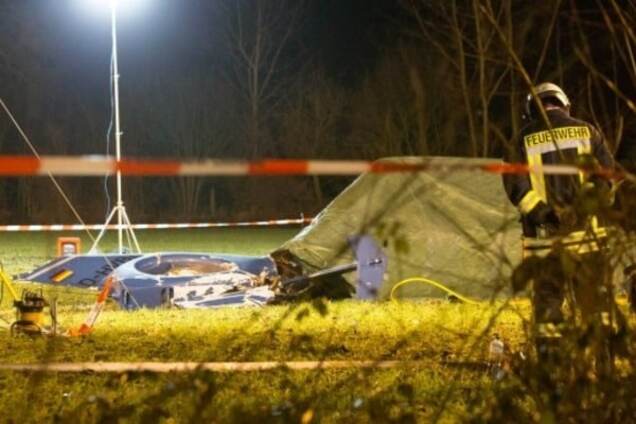 В Германии потерпел крушение полицейский вертолет: есть погибшие