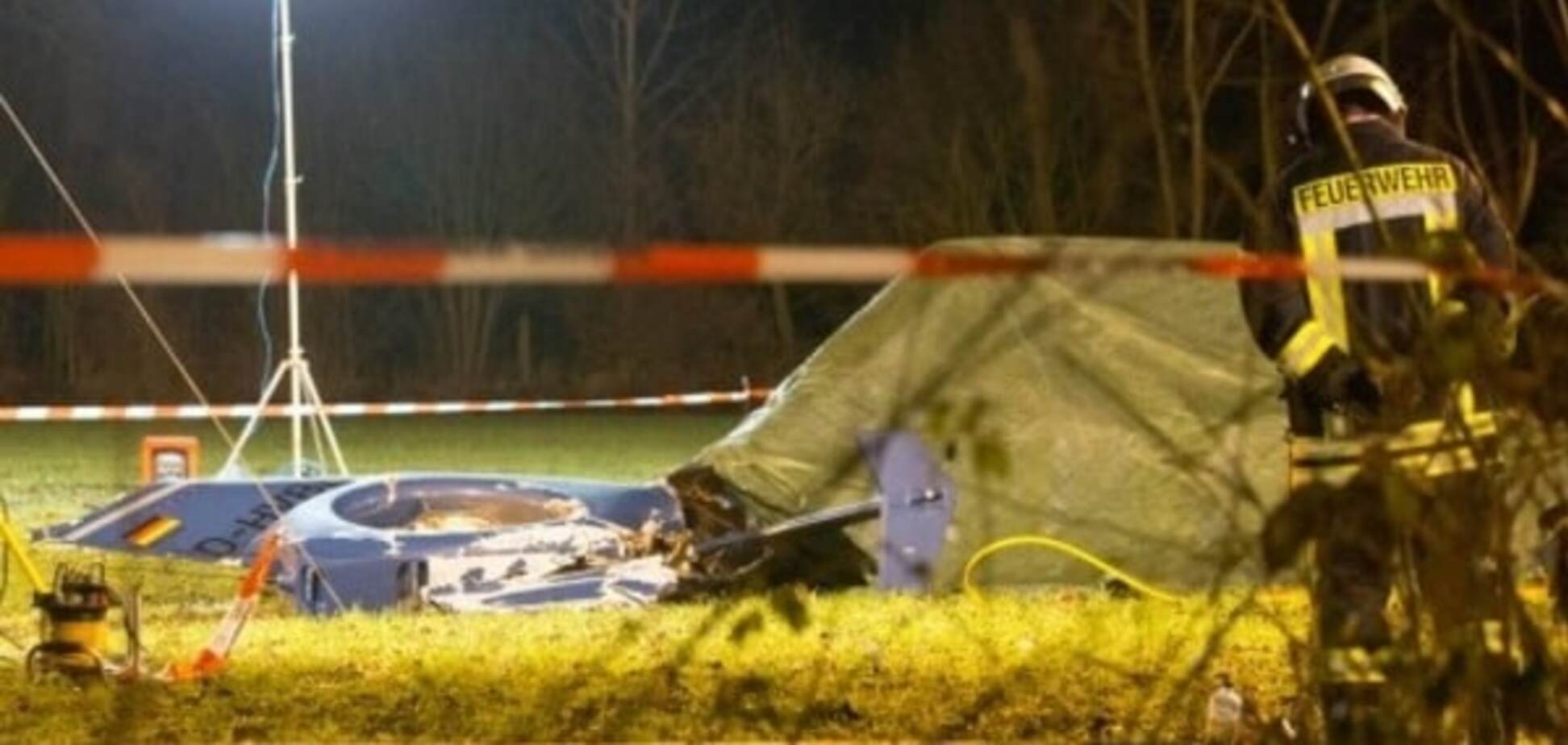 В Германии потерпел крушение полицейский вертолет: есть погибшие
