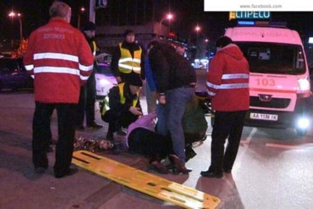 В Киеве водитель сбил на 'зебре' женщину и скрылся