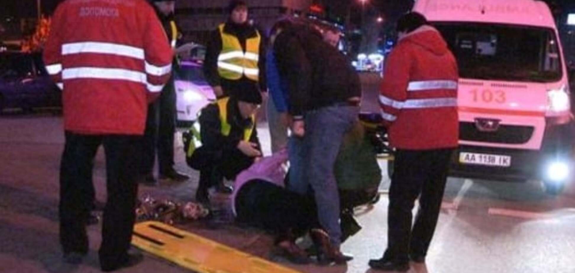 В Киеве водитель сбил на 'зебре' женщину и скрылся