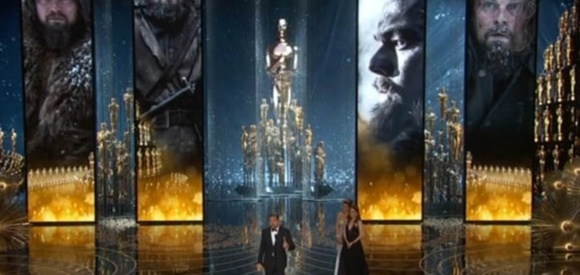 Леонардо ДиКаприо получил 'Оскар' за 'Выжившего'