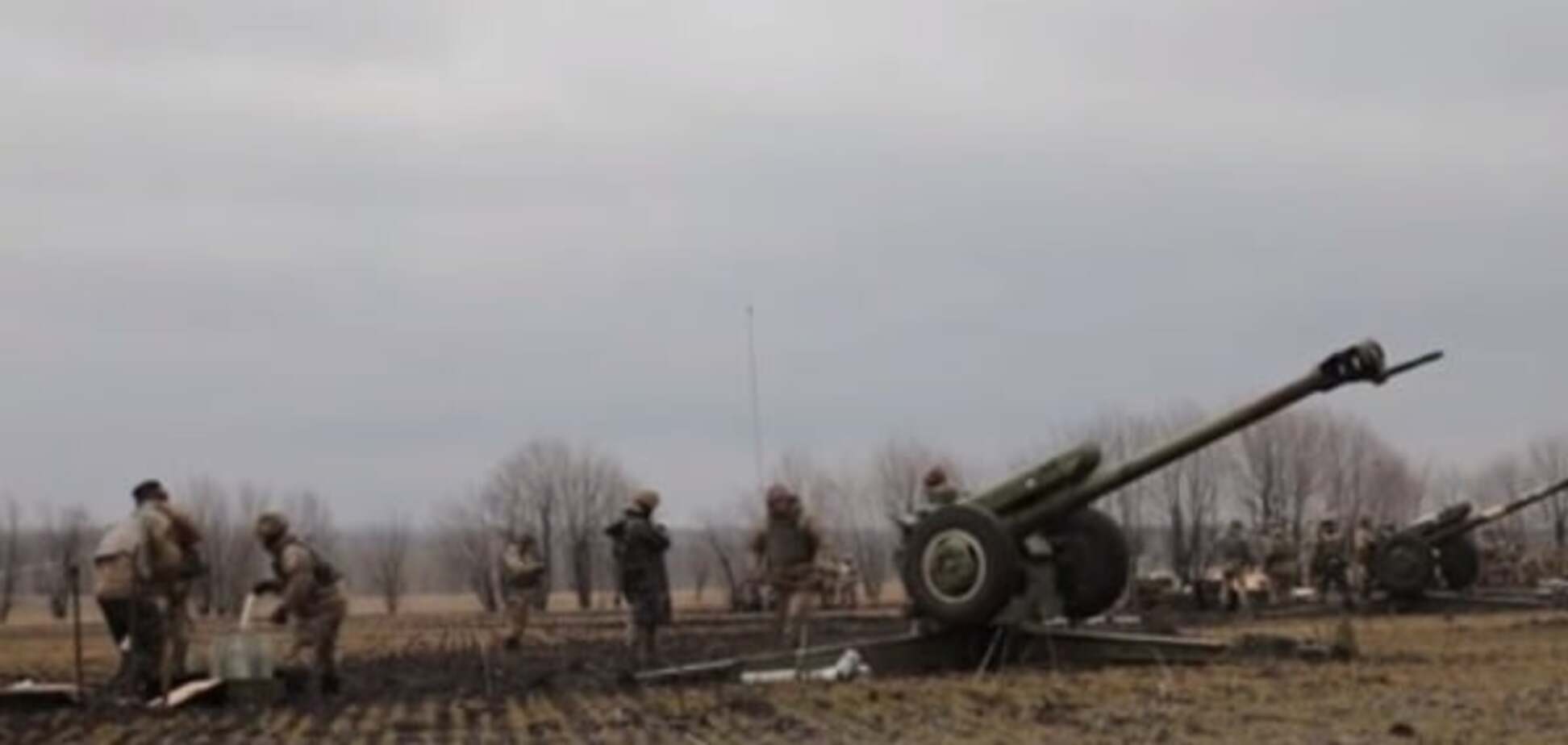 Враг не пройдет: украинские артиллеристы показали мощь в зоне АТО. Опубликовано видео
