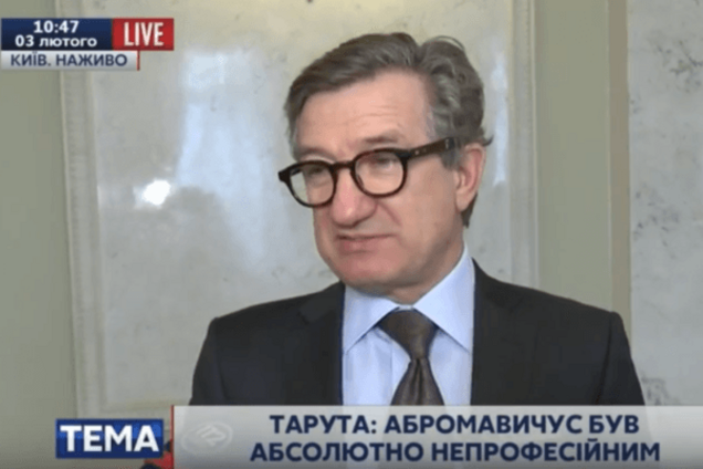 Тарута об отставке Абромавичуса: не по Сеньке шапка