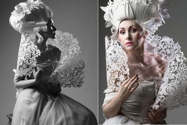 Украинская художница создает потрясающие костюмы из бумаги: опубликованы фото