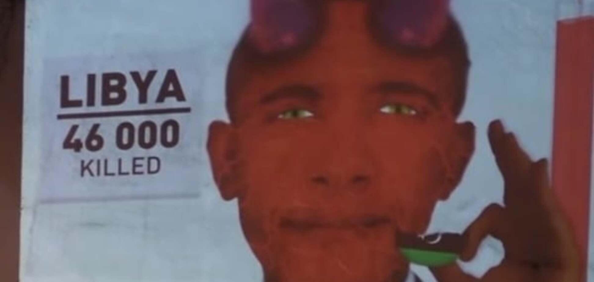 'Москва сходит с ума': в России появился Обама-дьявол. Опубликовано видео