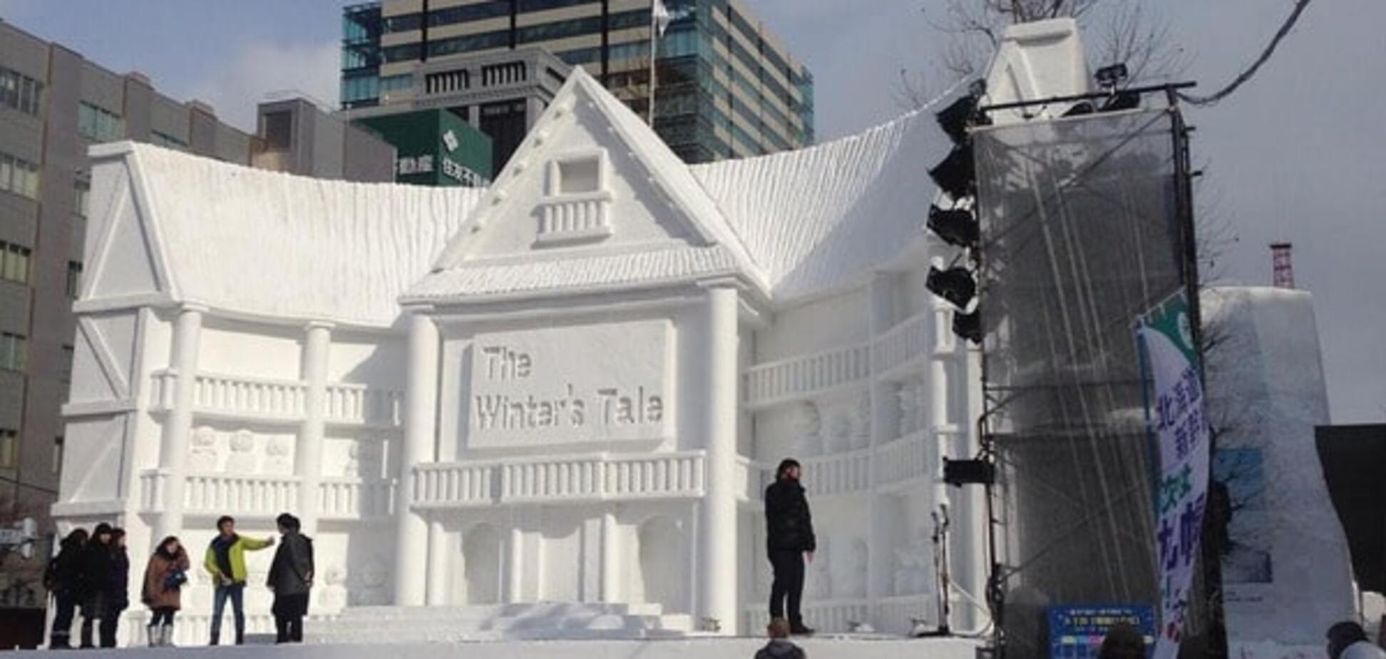 Неймовірна краса: японці створили фантастичні скульптури зі снігу. Фоторепортаж